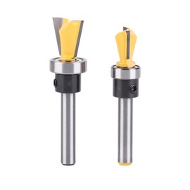 Dovetail Bit Joint Router with Bearing Woodworking Cutter 1/4 Inch Shank Dovetail Jig Bit Set of 2