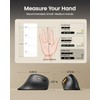 ProtoArc Ergonomic Mouse, EM11 NL Bluetooth Rechargeable Wireless Vertical Mouse,