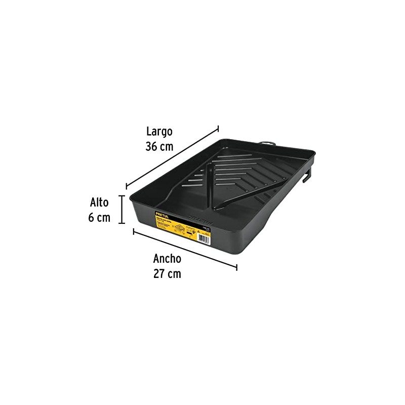 Pretul CHAP-14P, Charola de plástico 14" para Rodillo