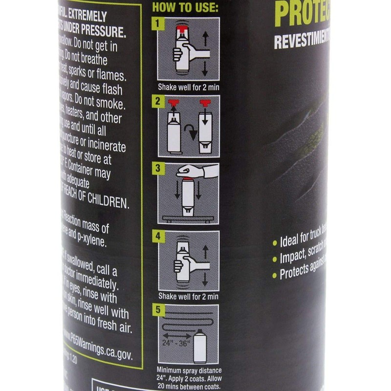 U-POL Raptor Protective Coating Bed Liner 2K Aerosol | White