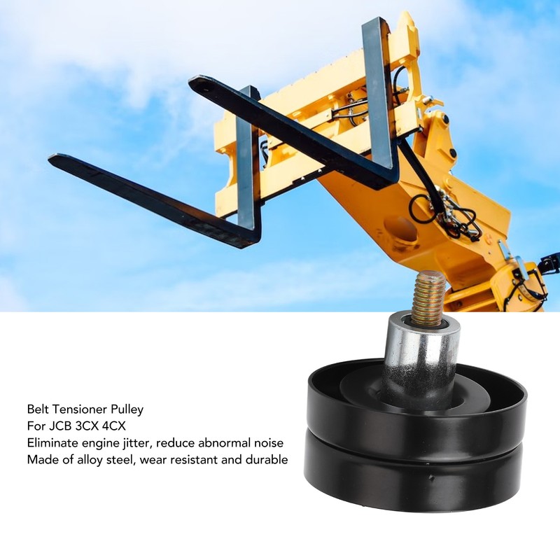 Belt Tensioner Pulley Replacement 320‑08530 Alloy Steel Excavator Belt Drive