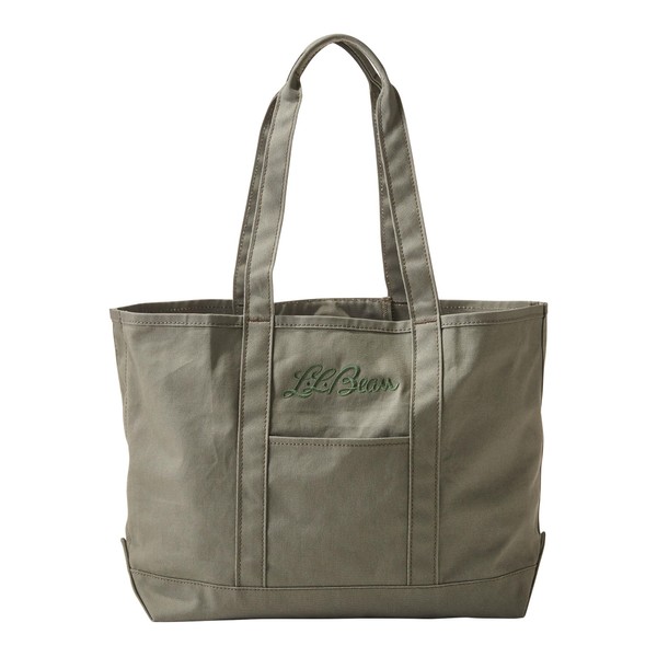 ElElbeen Grocery Tote with Long Handle, One Size Fits All, DUSTY OLIVE