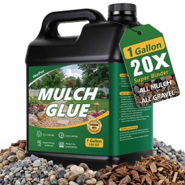 OcePor 1 Gallon Mulch Glue for Landscaping,Rock Glue for Landscaping