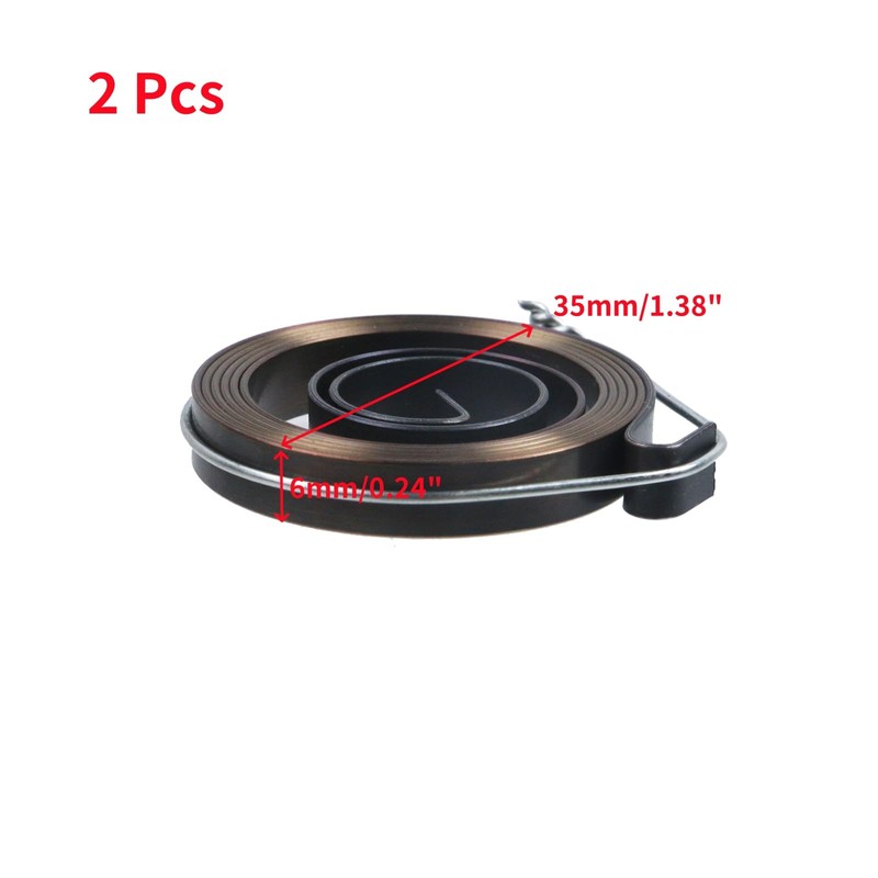 Oedema 2 Pcs Drill Press Spring 2.2Ft Long, 35 x