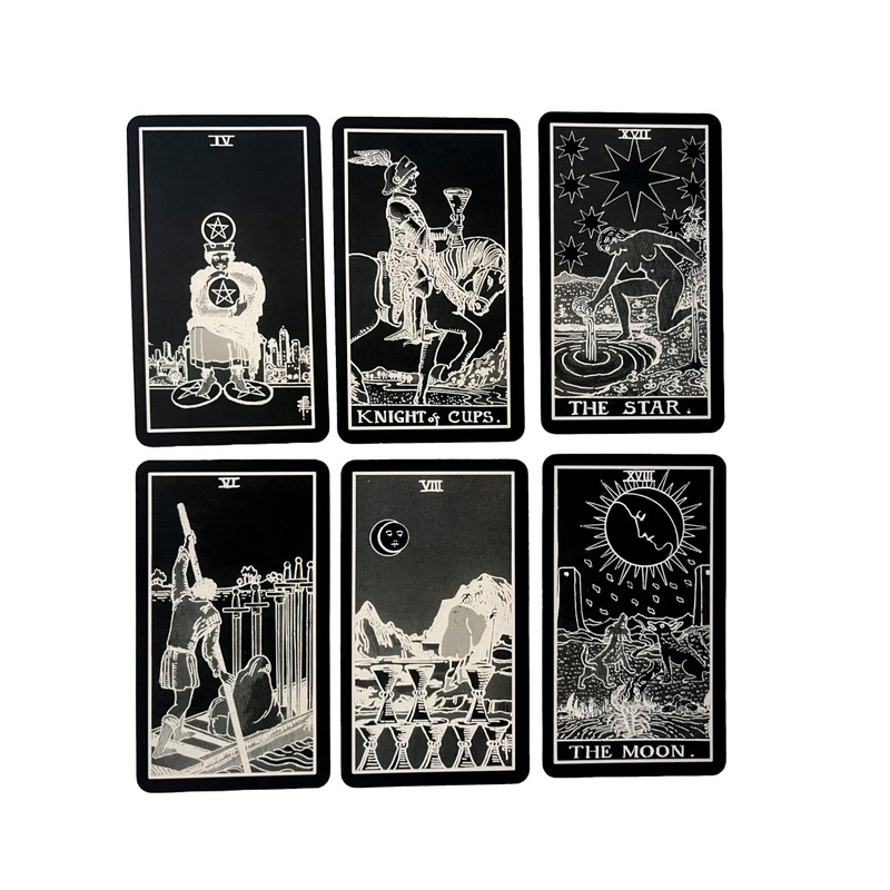 Vieux Monde Express Midnight Rider Tarot Deck and Guide Booklet,