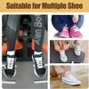 QEEROYO 2 Pairs of Elastic Shoelaces with Metal Capsule, Flat