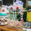 SOUJOY Ferris Wheel Cupcake Stand, 8 Cup Mini Cupcake Serving