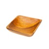 Emery Shokai Wooden Dinnerware Square Bowl, Approx. Length 5.9 x