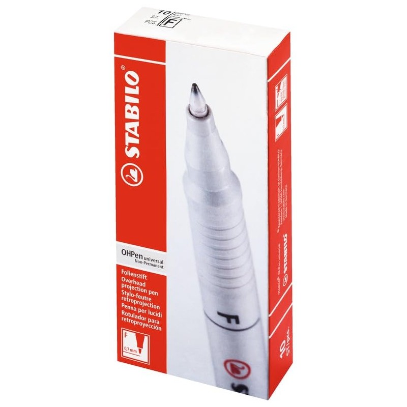 Overhead Pen - STABILO OHPen universal - Water Soluble Fine