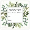 THE JOY TREE Tree Skirt Deer with Snowflake - Gray