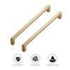 Ravinte Champagne Bronze Kitchen Square Cabinet Handles 7-1/2 Inch 5