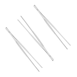 Küchenprofi 12-Inch Tweezer Tongs in 18/10 Stainless Steel, Pack of 3