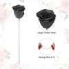 uxcell 50pcs Glitters Roses Artificial Flower, Fake Roses with 50pcs