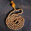 HealthAndYoga(TM) NatureSooth Mala Beads - Superior Grade Tulsi Wood