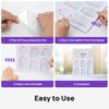 JEFURE A4 Acrylic Sign Holder, 3 Pack Clear Perspex Display