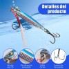 6 Señuelos Popper De 40 G Kit Pesca Superficial Mar