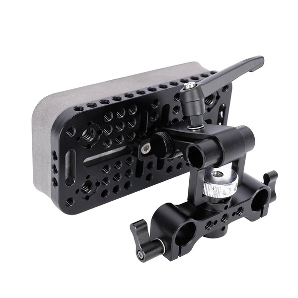 NICEYRIG カメラチェストパッド 15mm径ロッドクランプ 撮影でも手ブレ防止 安定サポート -619