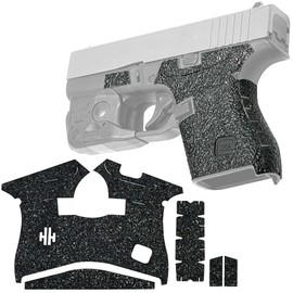 Handleitgrips Gun Grip Tape Compatible with Glock 43 - Black Textured Rubber Pistol Grip Tape, Easy Installation, Gun Skins, Veteran Owned, Made in USA