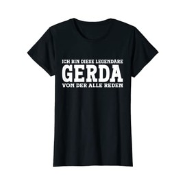 Gerda - Funny First Name Women Name Saying Gerda T-Shirt, black