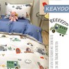 KEAYOO Baby Bedding Set-100% Cotton 100X135CM Cot Duvet Cover +