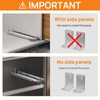 SIGOEI 15 Inch Bottom Mount Soft Close Drawer Slides Full