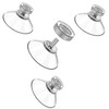 ieron 4 Pcs 53mm Sucker Cups, Large Round Plastic Threads