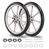 20" Flat Free Tire and Wheel with 3/4" & 5/8"