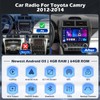 [4+64G] Hikity Android 15 Car Stereo for Toyota Camry 2012