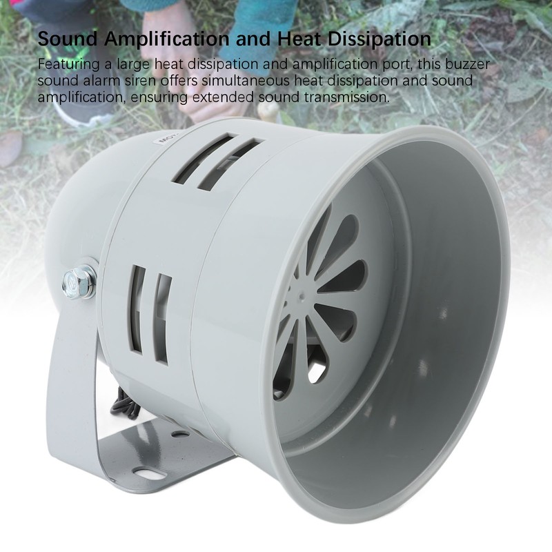 Electric Motor Siren 116dB Fire Alarm Buzzer Sound Alarm Horn