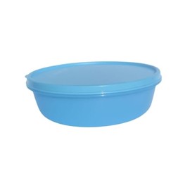 Tupperware Sommer Drops Bowl with Lid Leak-Proof Hitparade Fresh Drops 600 ml 600 ml Food Storage Container (Light Blue 1.0 Litre)