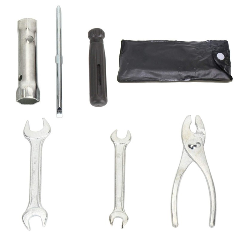 AOTISBAO 6 Pcs Motorcycle Repair Tool Kit Compact Motorcycle Kit