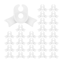 M METERXITY 30-Pack Plant Bender, 1.4x1 Inch 90 Degree Adjustable Plant Training Clips Plant Stem Low Stress Plant Branch Trainer Clips for Plant Gardening/Flowers/Climbing Plants[White]