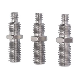 ASHATA Tripod Screw, 3pcs 3/8 to 1/4 Convert Tripod Screw PTZ Center Axis Screw Camera Tripod Screw Adapter for PTZ Tripod