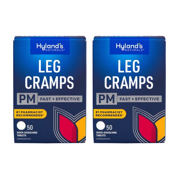 Hyland''s Leg Cramps PM Nighttime Cramp Relief Tablets, 50 Count (Pack of 2)