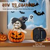 CFFOWNUG Skeleton Halloween Indoor Decoration: 6.1'' Witch Hat Skeleton Ornament