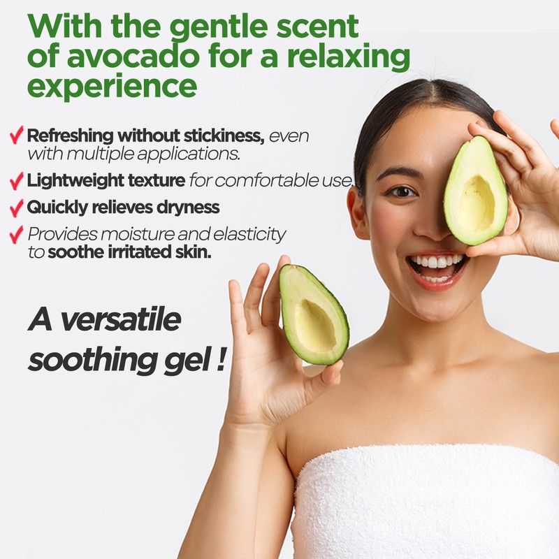 by.H Avocado Soothing Gel (30 PCS) - Nutrient-Rich Moisturizer for