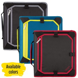 Five Star Zipper Binder, 2 Inch 3 Ring Binder, Expansion Panel, Durable, Color Selected For You, 1 Count (29052)