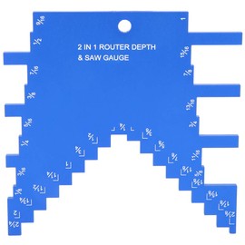 Cunyuer Woodworking 2 in 1 Measuring Ruler Engraving Machine Circular Saw Ruler, Table Saw Miter Gauge for Precision Woodwork