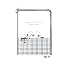 Krax Tarochanzu 337218 Contact Bag, Compatible with A4 Size, Shiwarozu Back to School Stationery Collection, Shimaenaga, Small Bird, Preparation for School