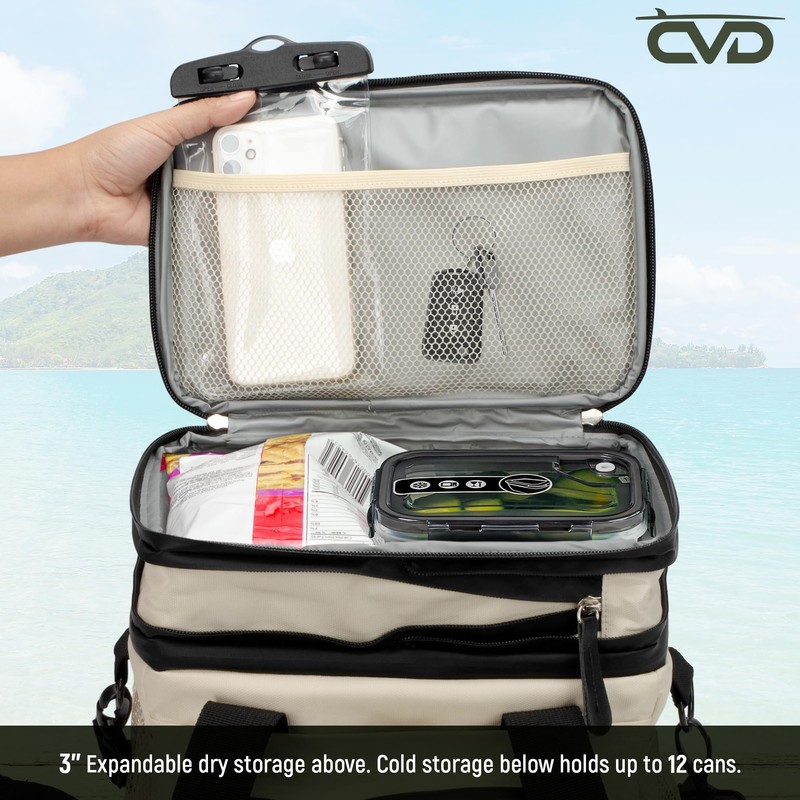 CAMPERVAN DAN Paddle Board Cooler 11"x8" - Multifunctional Kayak Cooler,