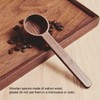 2Pcs Walnut Coffee Bean Measuring Spoon Food Grade Salt Spoon