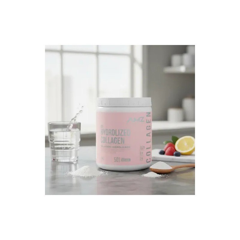 Amz Colageno Hidrolizado Con Vitamina C 500g 50 Serv