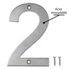 IBOO Stainless Steel Screw On House Number Floating Design House