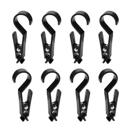 Jieddey Tent Clip Light Hooks, 8 Pieces Tent Roof Clip Hooks, Tent Poles Hooks, Multifunctional Light Hooks, Camping Equipment Accessories, Zaufhänger Snap for Camping Outdoor