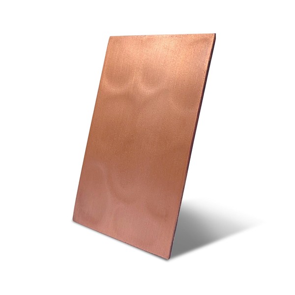 Color Samples, Natural Copper Color Light Hammered Texture