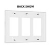 Beach Ocean Triple Rocker Decorative Light Switch Cover Plate