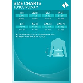 TONUS ELAST Thermal Back Warming Belt, Body Warmer, Wool Heating Bandage for Women and Men, Heat Protection in case of Kidney, Back Pain, or Neuralgia (XX-Large)