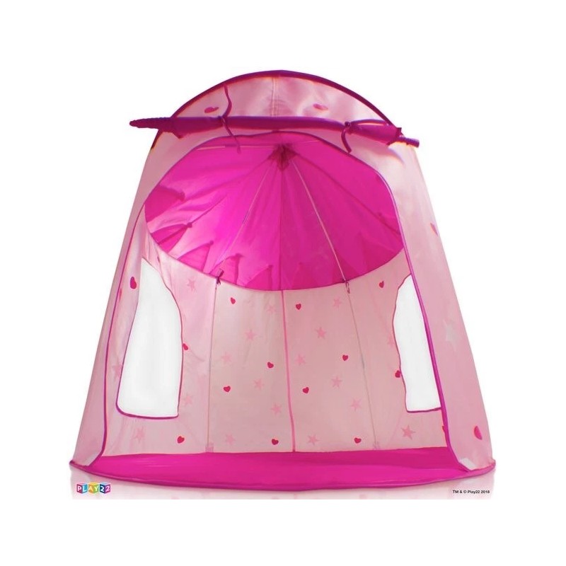 Play22 Portable Kids Play Tent Princess Castle Pink - Glow