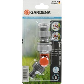 GARDENA 02998-20 Angle Faucet Connector (Freely Adjustable Direction)