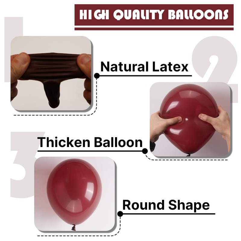 PartyWoo Balloons 4 Sizes 128pcs,3213